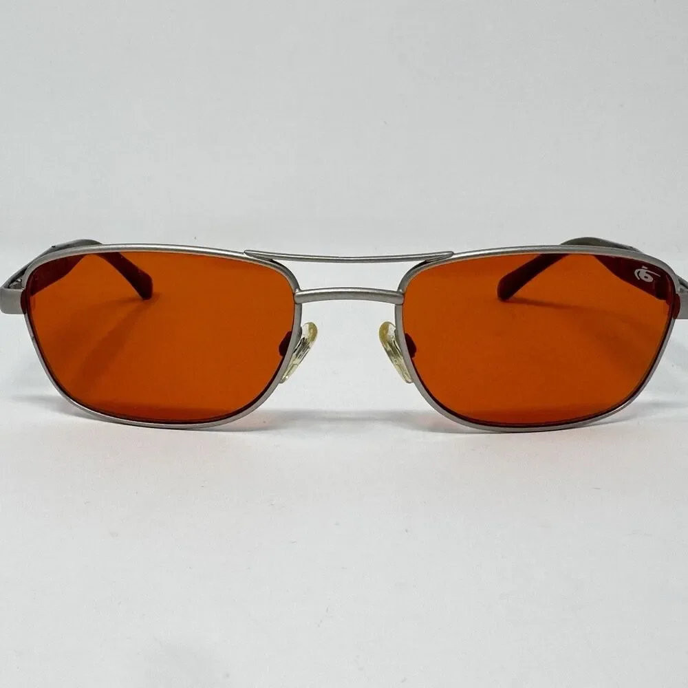 Vintage Bollé Pharmium 3 911 246 022 Matte Silver Citrus Sunglasses
